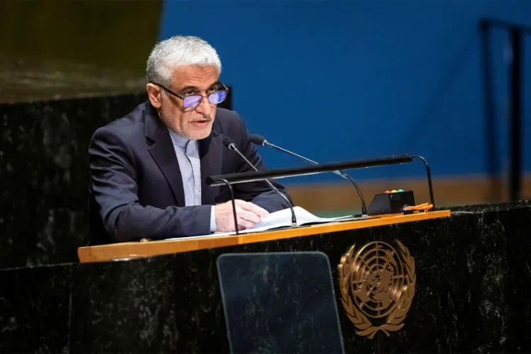 Iran’s United Nations ambassador Amir Saeed Iravani