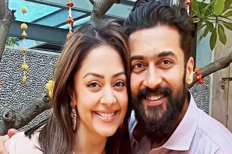 The popular actor couple Suriya and Jyothika 