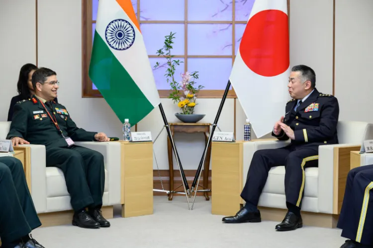 The 8th Army to Army Staff Talks  AAST between IndianArmy and Japan Ground Self Defence Force