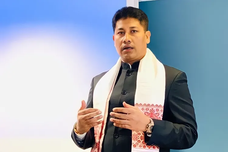 Assam Minister and BJP candidate from Jagiroad Assembly constituency, Pijush Hazarika 