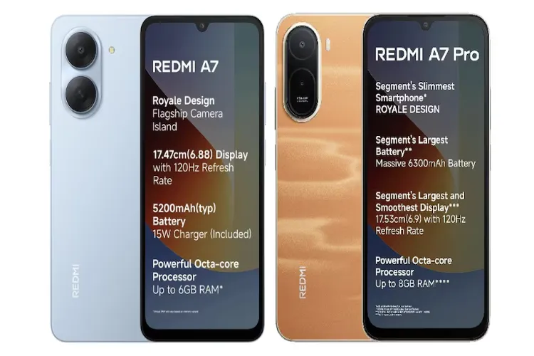 Redmi A7 4G series comes with an IP52 rating for dust and splash resistance