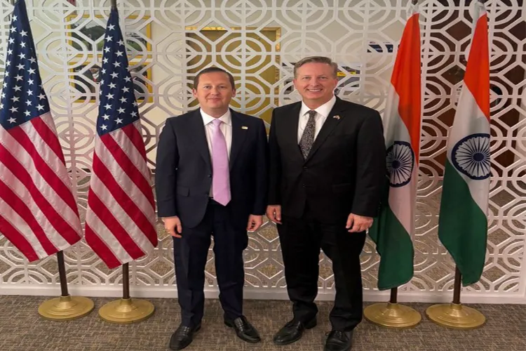 US Ambassador Sergio Gor with Special Envoy Charles Harder