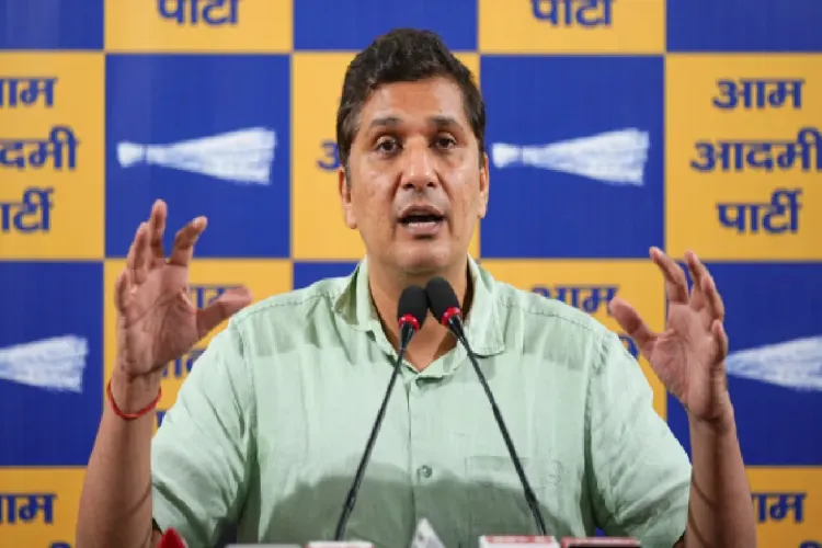 AAP Delhi State President Saurabh Bharadwaj 