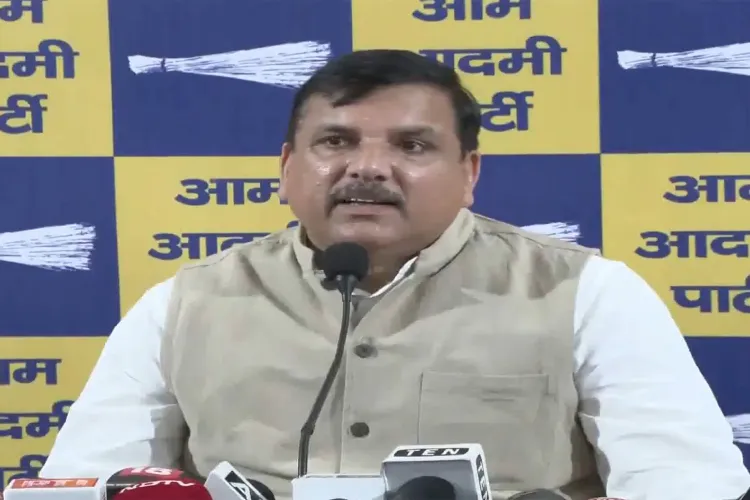 Senior Aam Aadmi Party  leader Sanjay Singh 