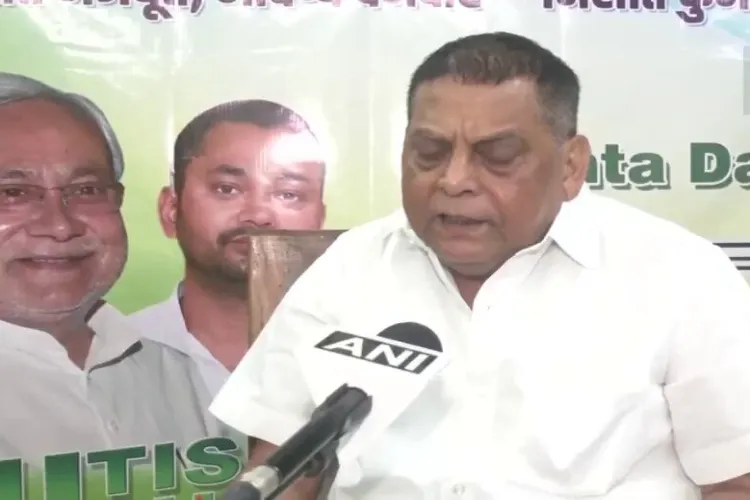 Janata Dal (United) leader Neeraj Kumar 