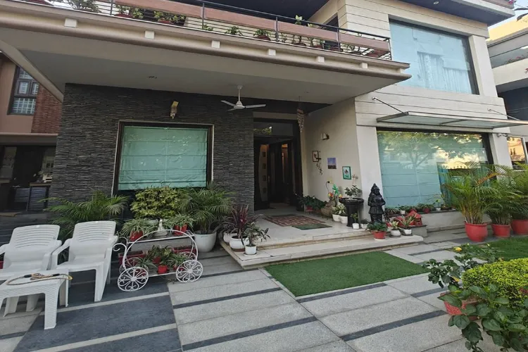 A location in Punjab being searched by ED