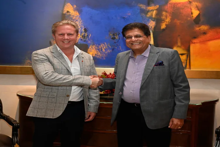 Union Commerce and Industry Minister Piyush Goyal and New Zealand’s Minister for Trade and Investment Todd McClay