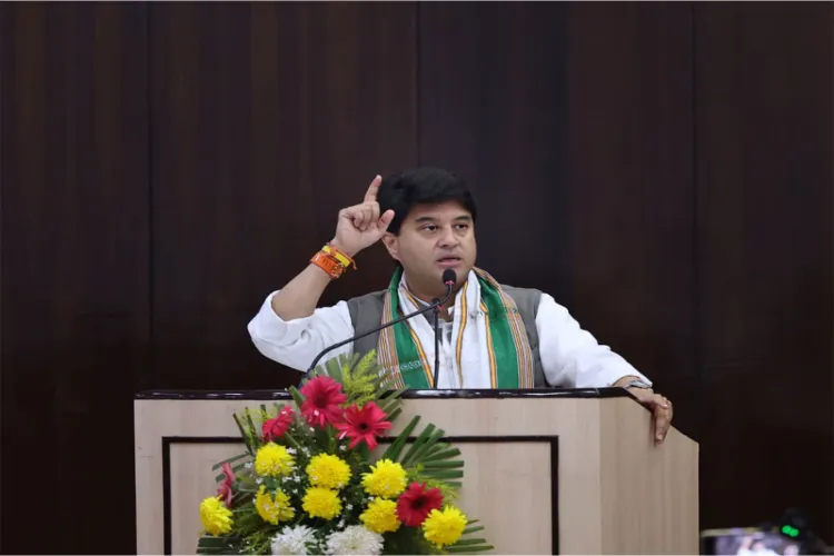 Union minister Jyotiraditya Scindia 