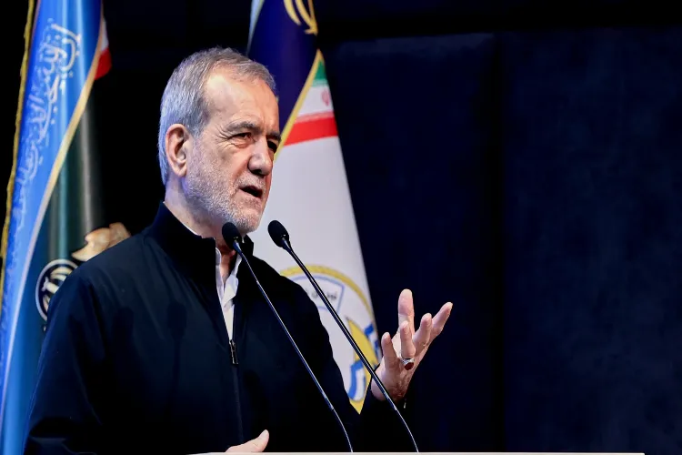 Iran's President Masoud Pezeshkian 