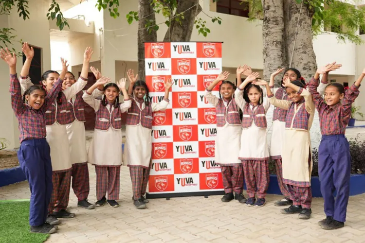 Students of Government High School, Ranimajra Village