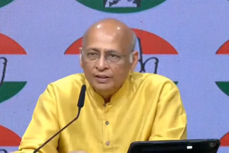 Congress leader Abhishek Manu Singhvi 