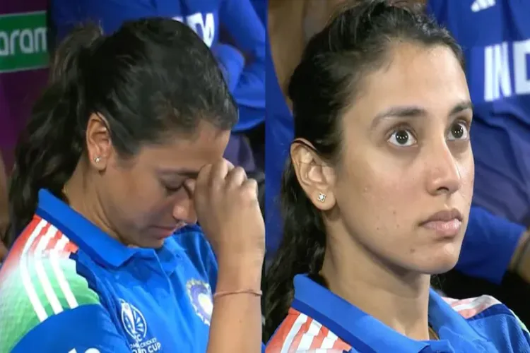 Smriti Mandhana after India lost to England in Women's World Cup 2025 match.