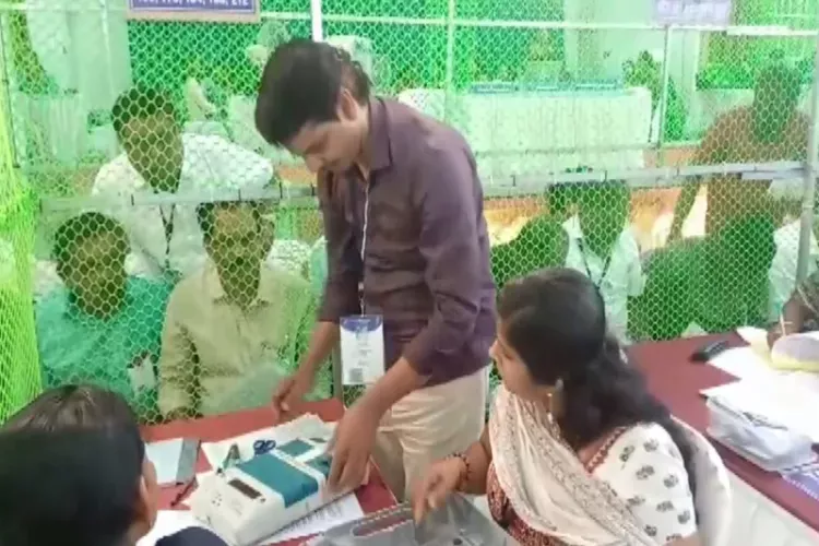 Visual from a counting centre 