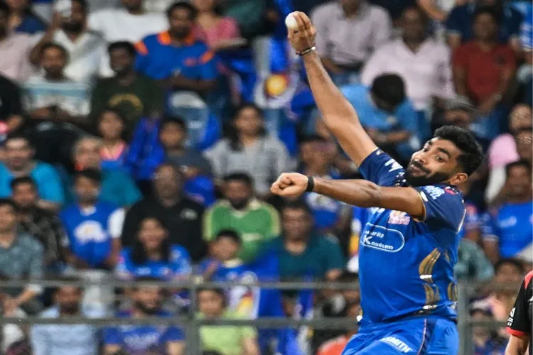 Mumbai Indian's pacer Bumrah