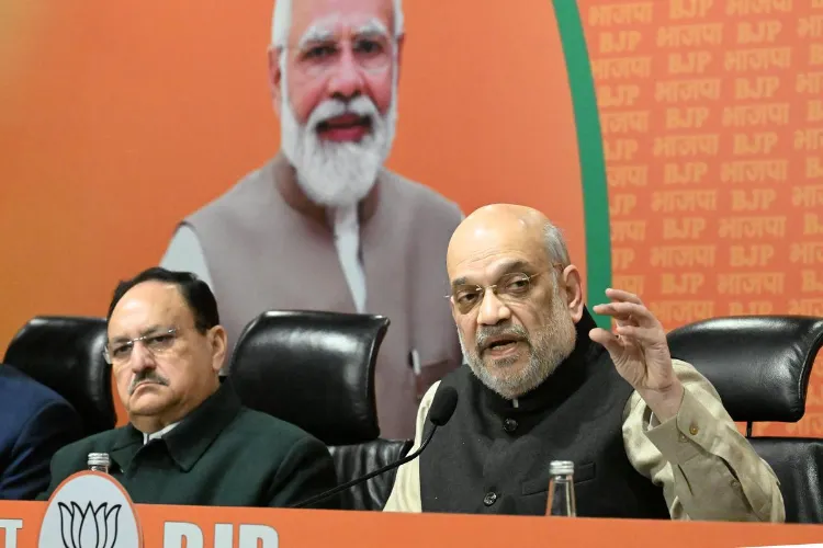 Amit Shah and J. P. Nadda