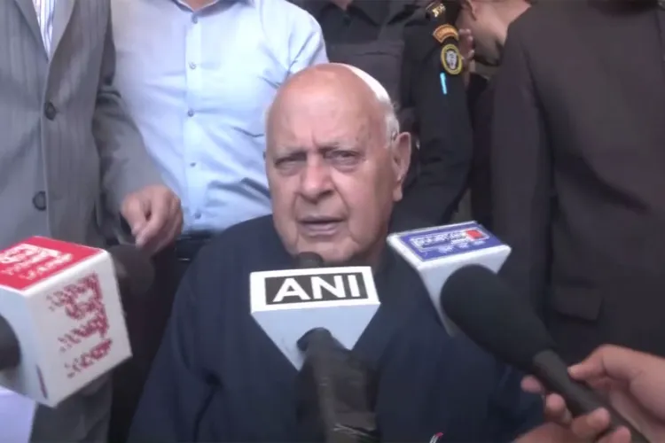 National Conference president Farooq Abdullah 
