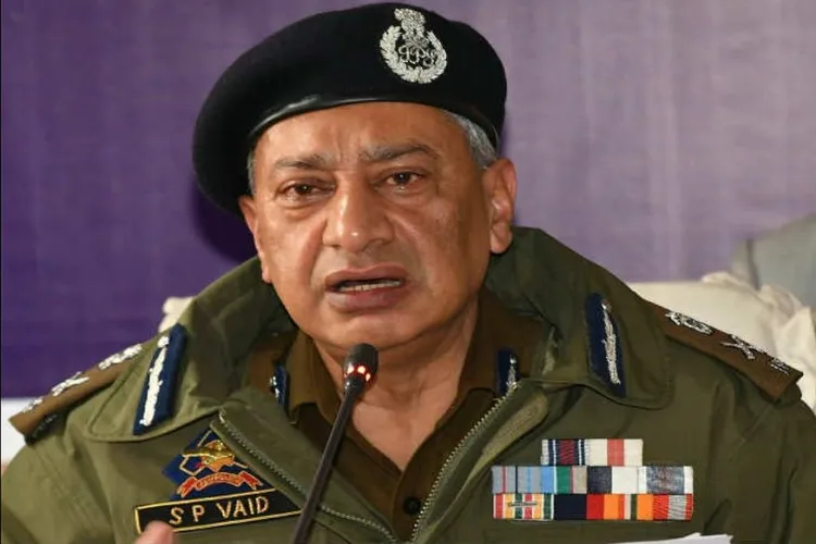Former Jammu and Kashmir Director General of Police (DGP) Shesh Paul Vaid