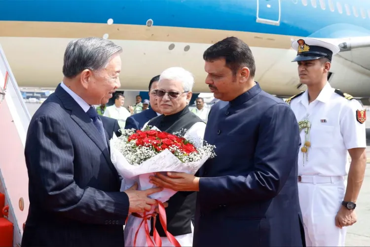 Vietnam President To Lam and Maharashtra Chief Minister Devendra Fadnavis 