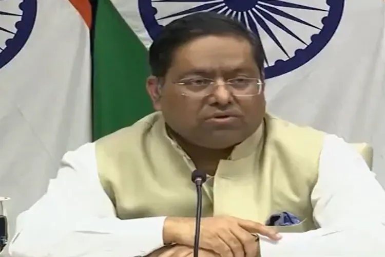 External Affairs Ministry spokesperson Randhir Jaiswal 