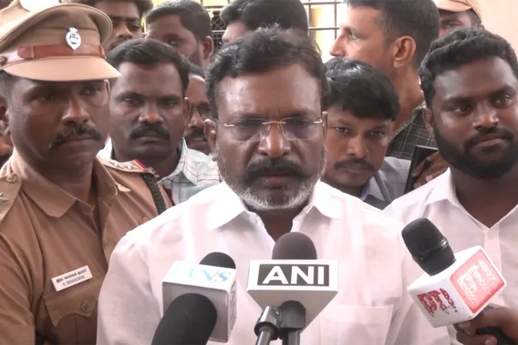 VCK chief Thol Thirumavalavan