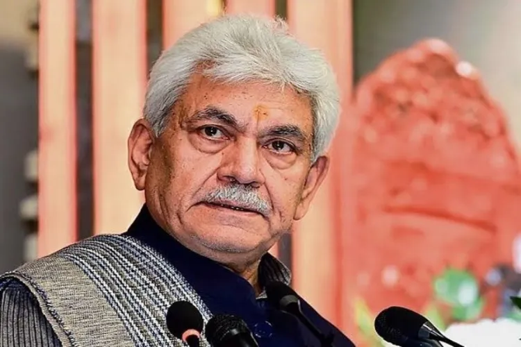 Jammu and Kashmir Lieutenant Governor Manoj Sinha