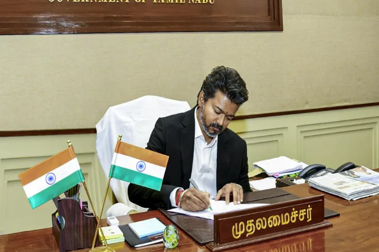 Tamil Nadu Chief Minister C Joseph Vijay 