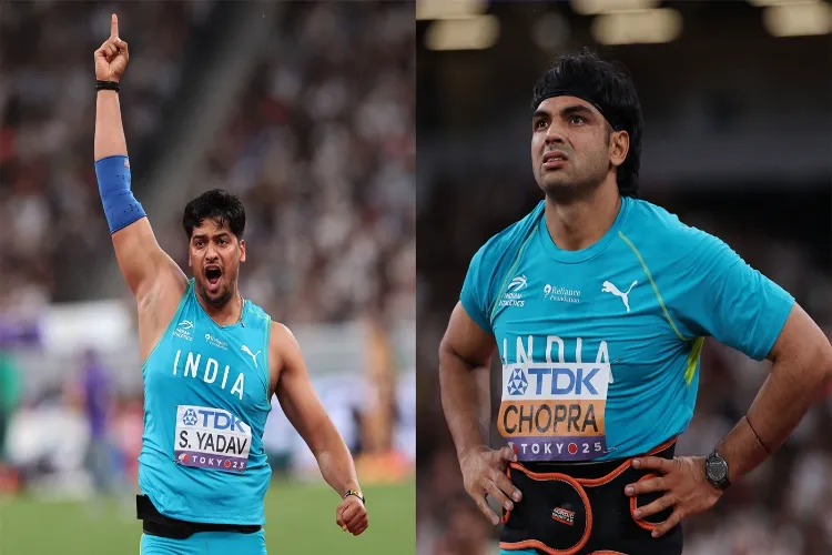 Sachin Yadav and  Olympic medallist Neeraj Chopra