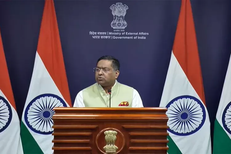 MEA spokesperson Randhir Jaiswal