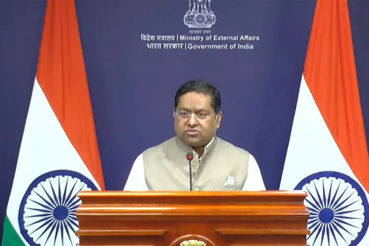 MEA spokesperson Randhir Jaiswal