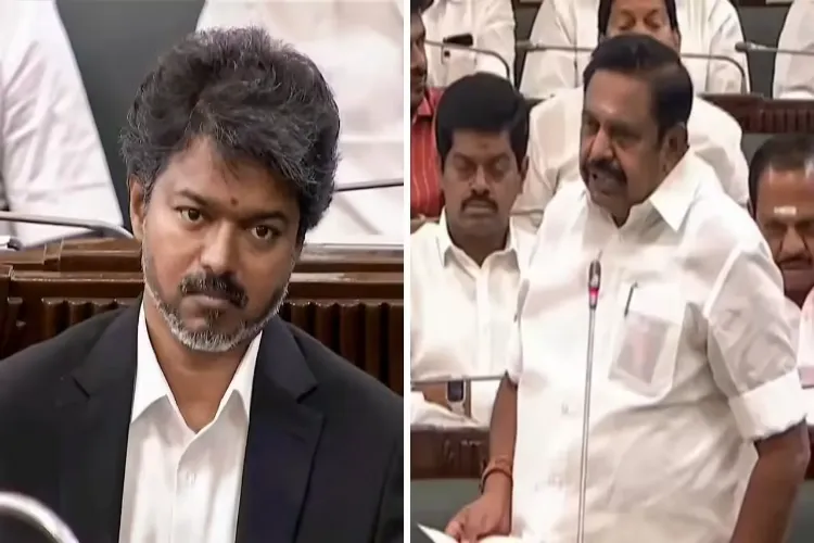 Tamil Nadu Chief Minister C Joseph Vijay and AIADMK General Secretary Edappadi K Palaniswami