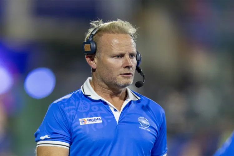 Indian women's hockey head coach Sjoerd Marijne 