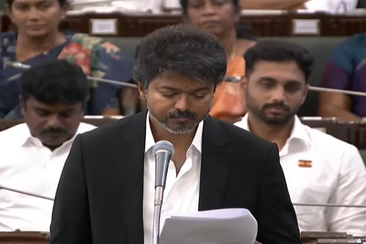 Tamil Nadu Chief Minister C Joseph Vijay