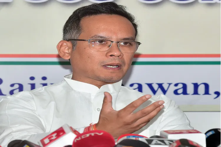 Congress MP Gaurav Gogoi