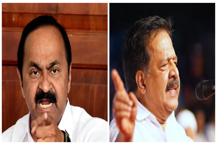 Senior Congress leader Ramesh Chennithala and VD Satheesan
