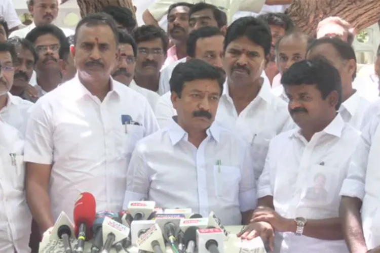 AIADMK MLA CV Shanmugam 