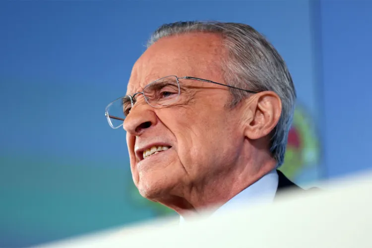 Real Madrid president Florentino Perez 