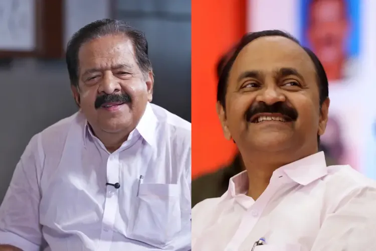 Senior Congress leader V D Satheesan and Ramesh Chennithala 