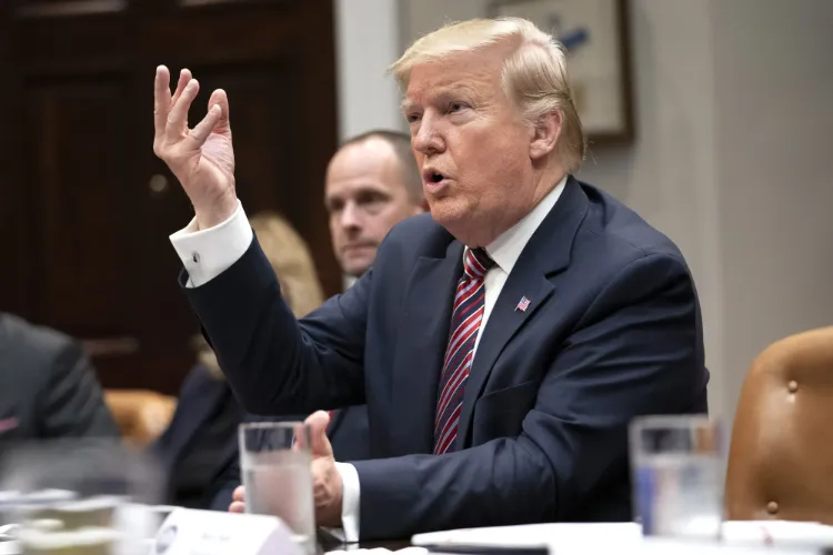 US President Donald Trump 