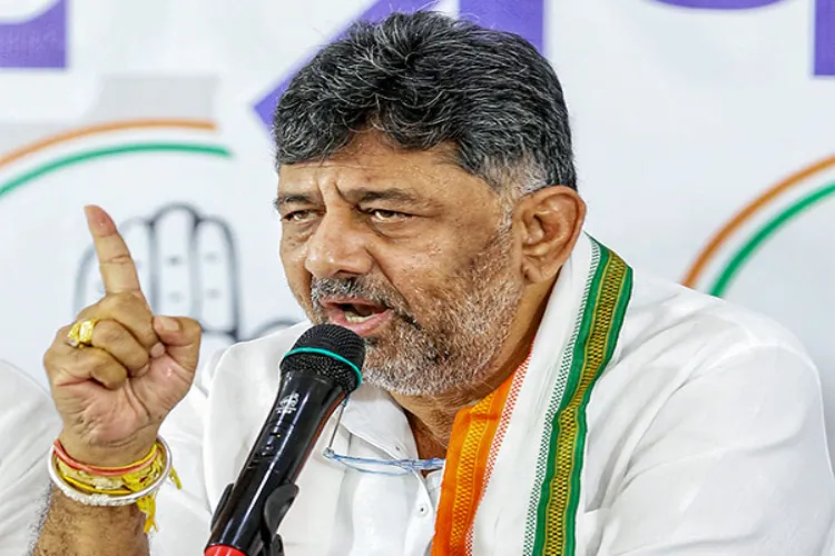 Karnataka Deputy Chief Minister D K Shivakumar 