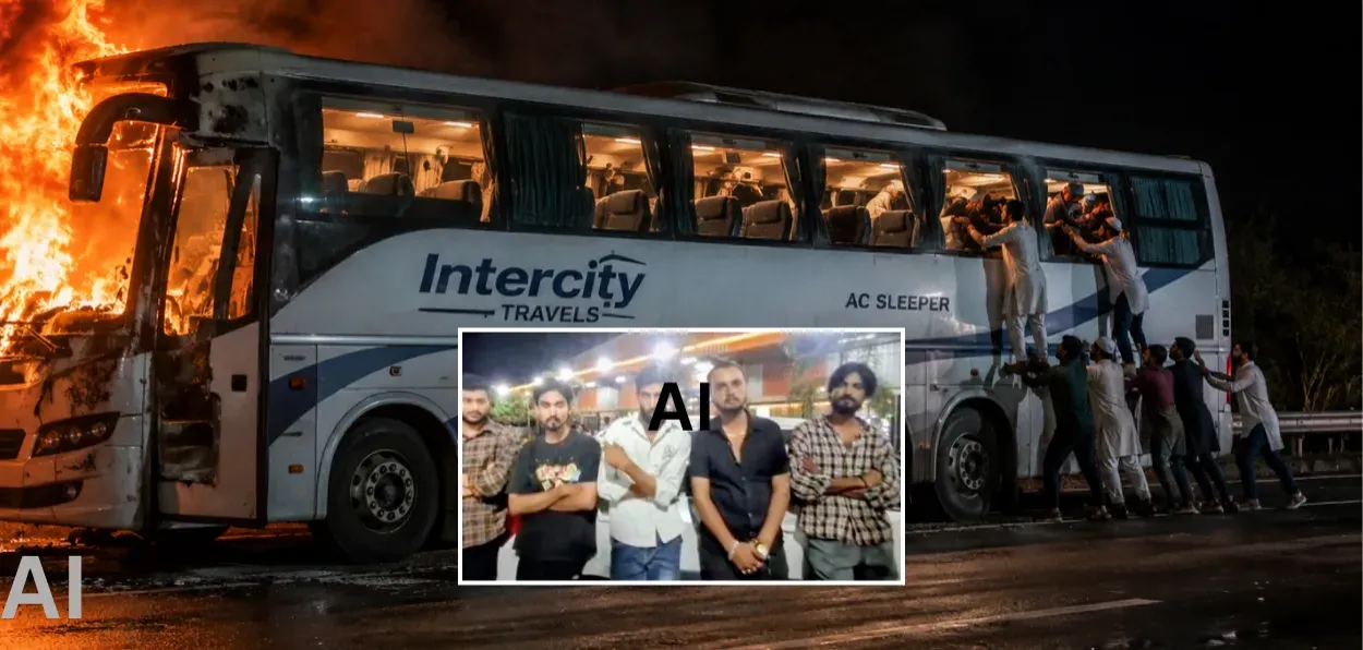 AI generated image of the incident