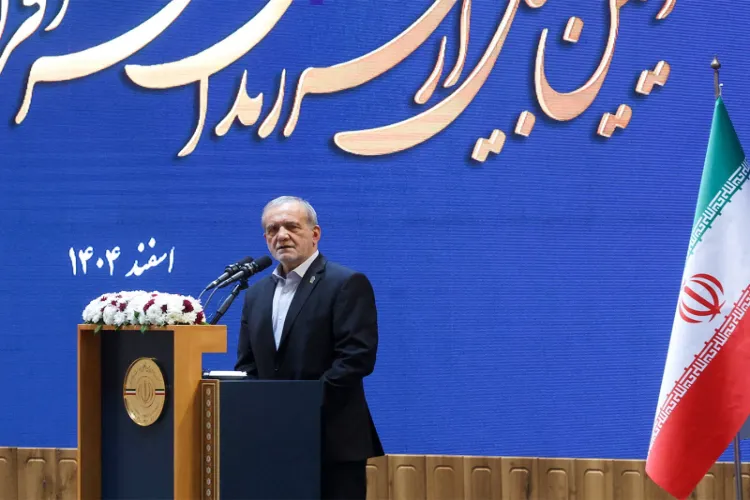 Iranian President Masoud Pezeshkian 
