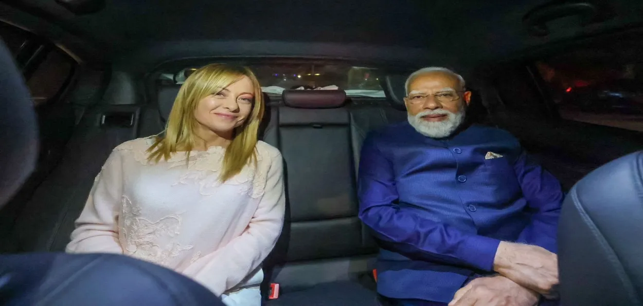 Prime Minister with Italian PM Georgia Melony in Rome 