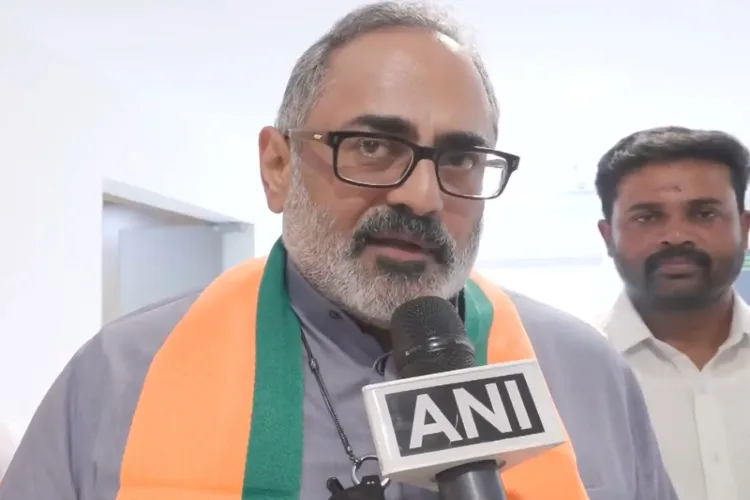 Kerala Bharatiya Janata Party president Rajeev Chandrasekhar