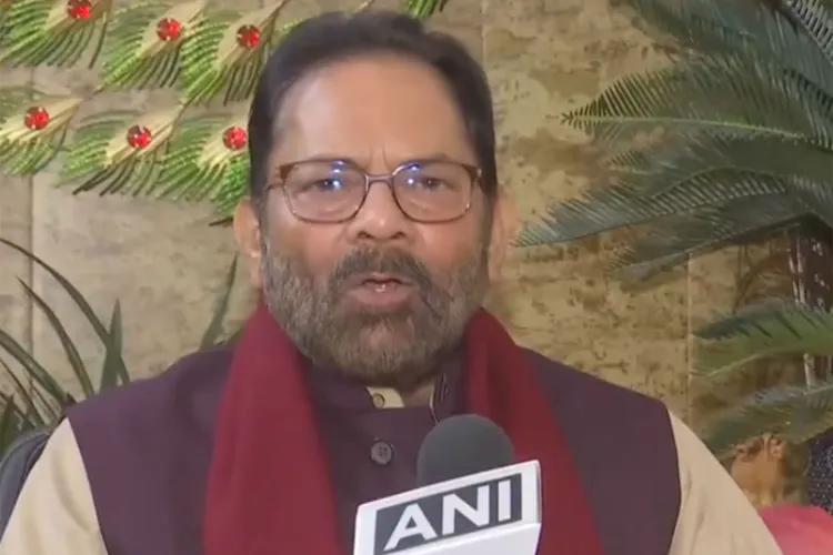 BJP leader Mukhtar Abbas Naqvi