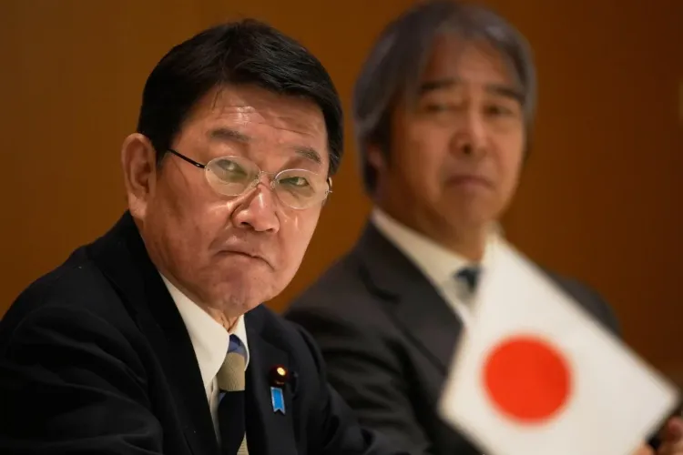 Japanese Foreign Minister Toshimitsu Motegi