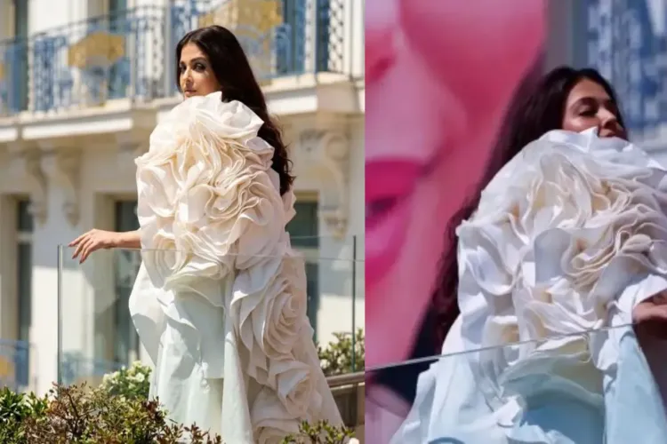 Aishwarya Rai stunned in a 3D gown on the French Riviera.