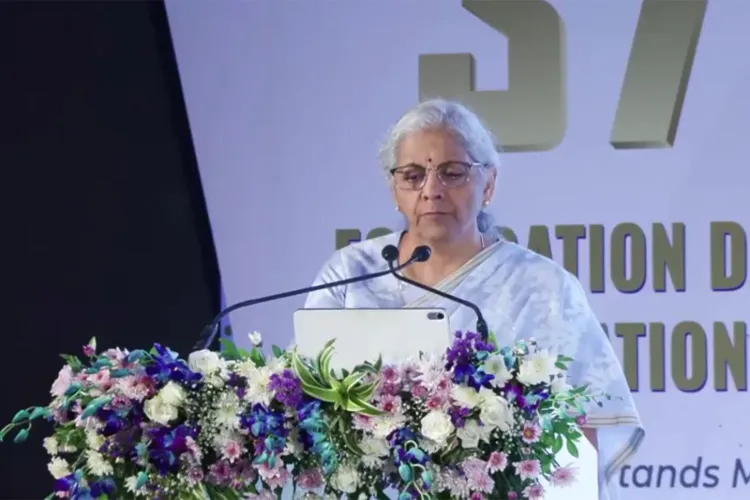 Nirmala Sitharaman at eh SIDBI event