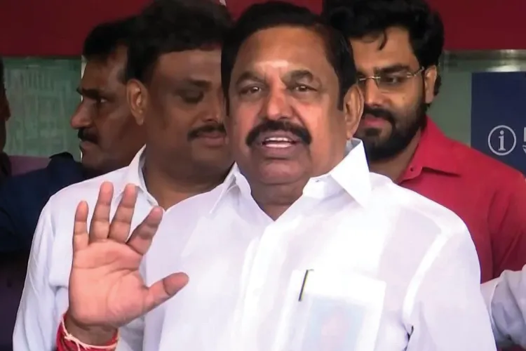 AIADMK general secretary Edappadi K Palaniswami