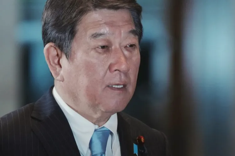 Japanese Foreign Minister Toshimitsu Motegi 