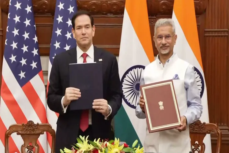 US Secretary of State Marco Rubio and External Affairs Minister S Jaishankar 